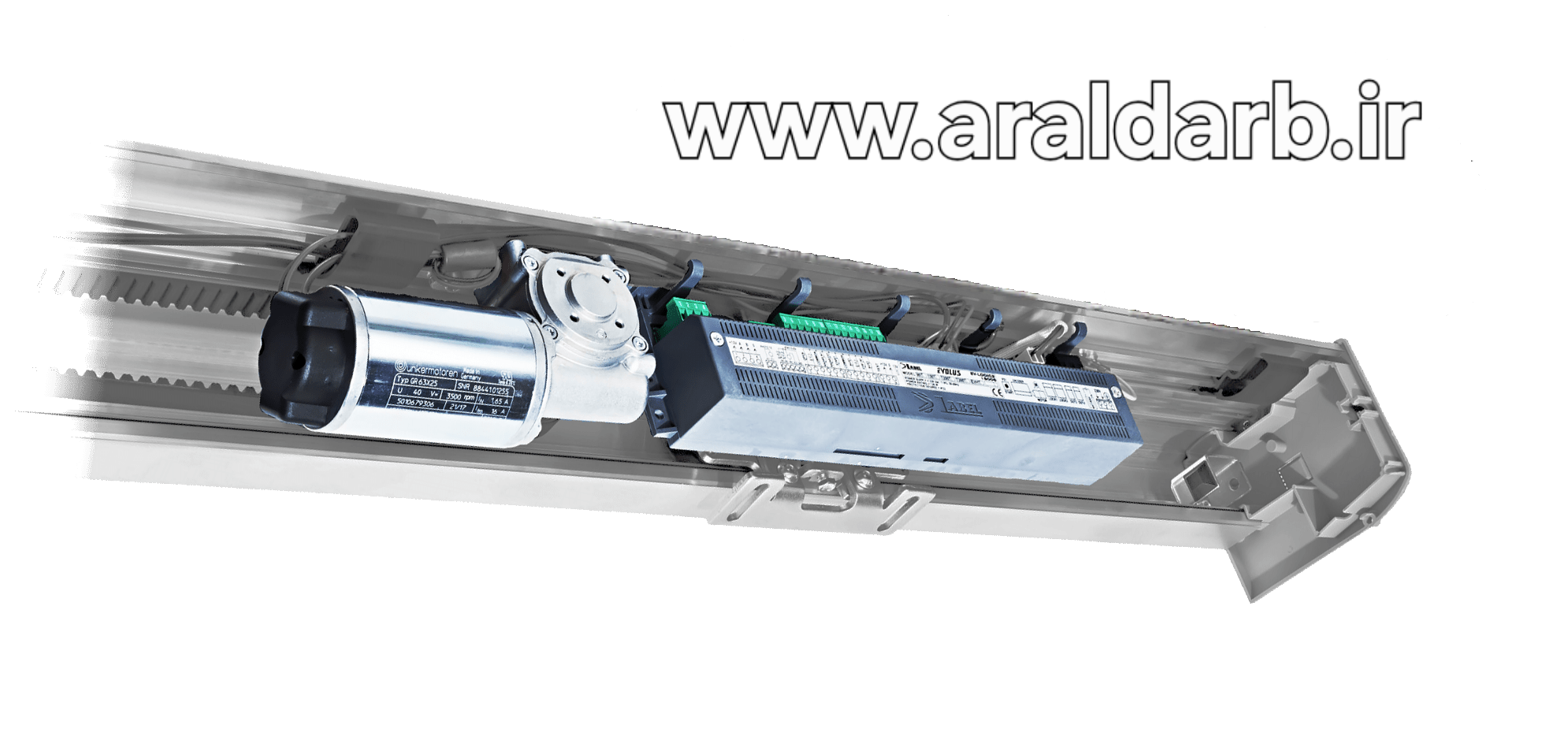 سیم بندی اپراتور درب اتوماتیک لابل مدل Evolution T150